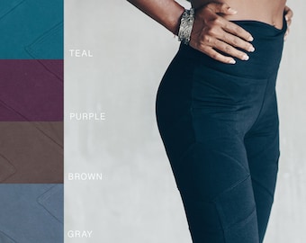 Leggings en coton biologique | Meilleurs pantalons de yoga | Collants noirs taille haute | Vêtements de festival alternatifs | Vêtements de sport Athleisure | OFFRANDES |