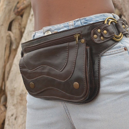 Leather Fanny Pack | Hip Belt | Money Pocket Belt | Bum Bag | Travel Waist Bag shops | Boho Chic | OFFRANDES