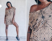 Oversized Summer Dress Relaxed Fit Comfortable Loose Dress Boho Chic Tshirt Dress Gender Neutral OFFRANDES