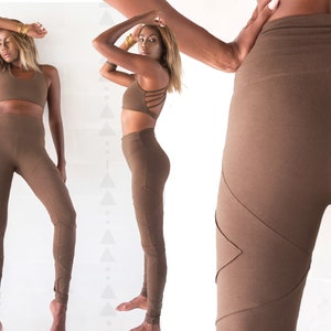 Boho Leggings, Festival Clothing, Print Yoga Pants, Women