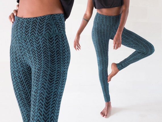 Organic Cotton Yoga Pants Printed 