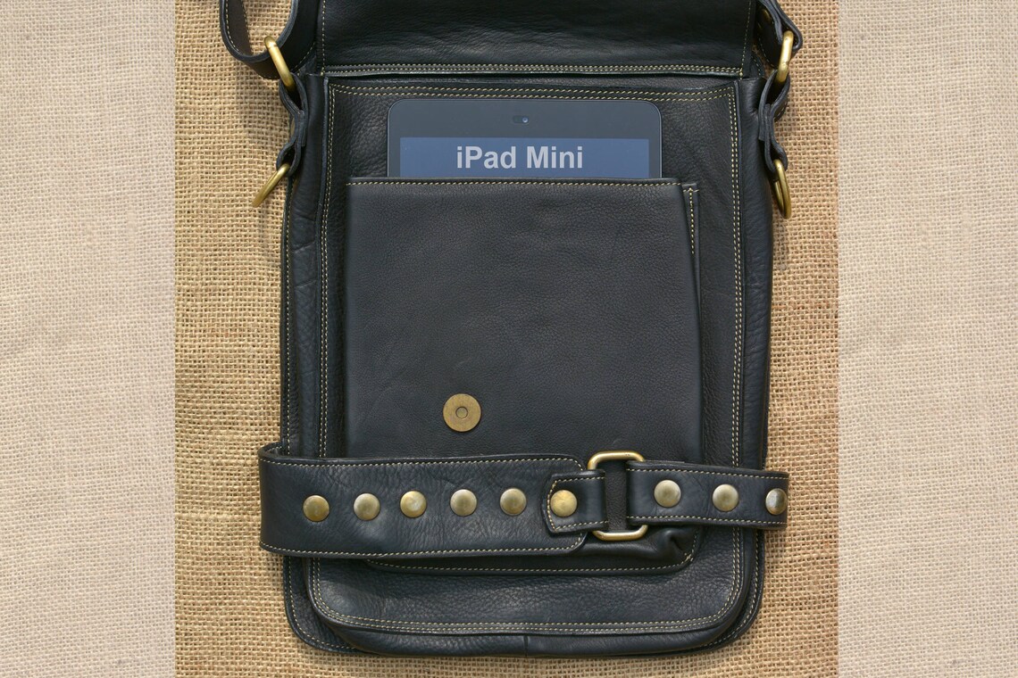 Leather Satchel Crossbody Messenger Bag Sling Bag Etsy