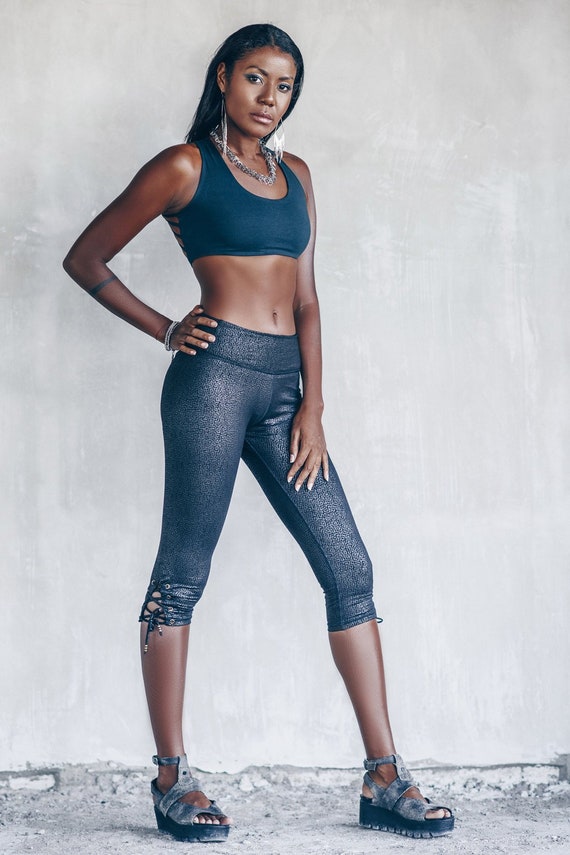 Cotton yoga shop capri pants