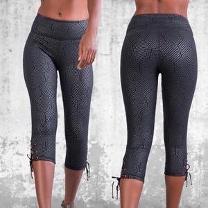 Leggings Capri In Jersey Di Cotone Stretch Donna - Foto 13