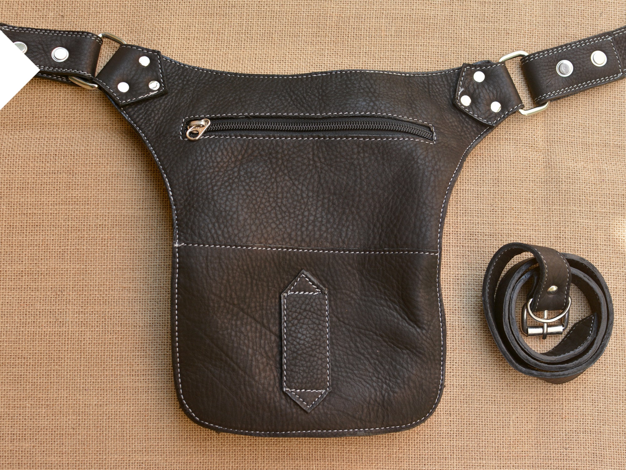 Leather Utility Belt Leg Strap Festival Hip Belt Travel Etsy Canada