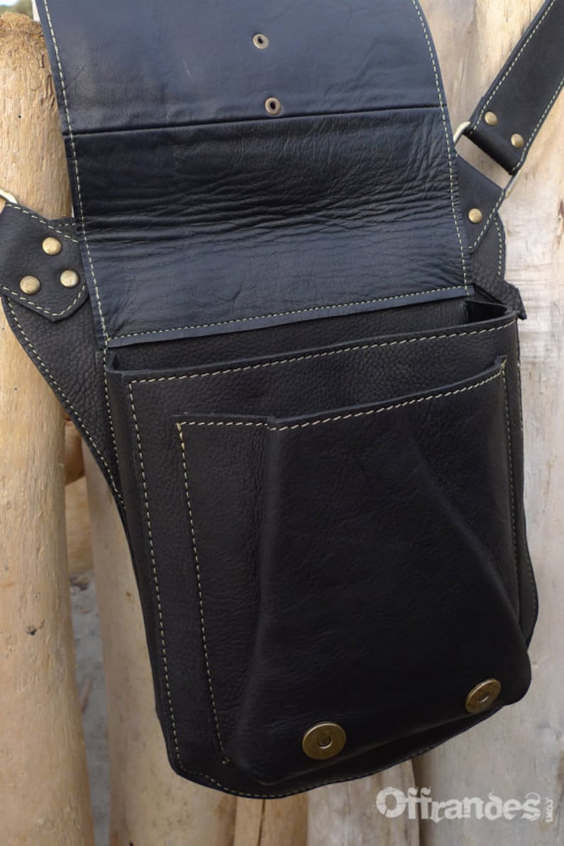Leather Messenger Bag Shoulder Bag Ipad Leather Man - Etsy