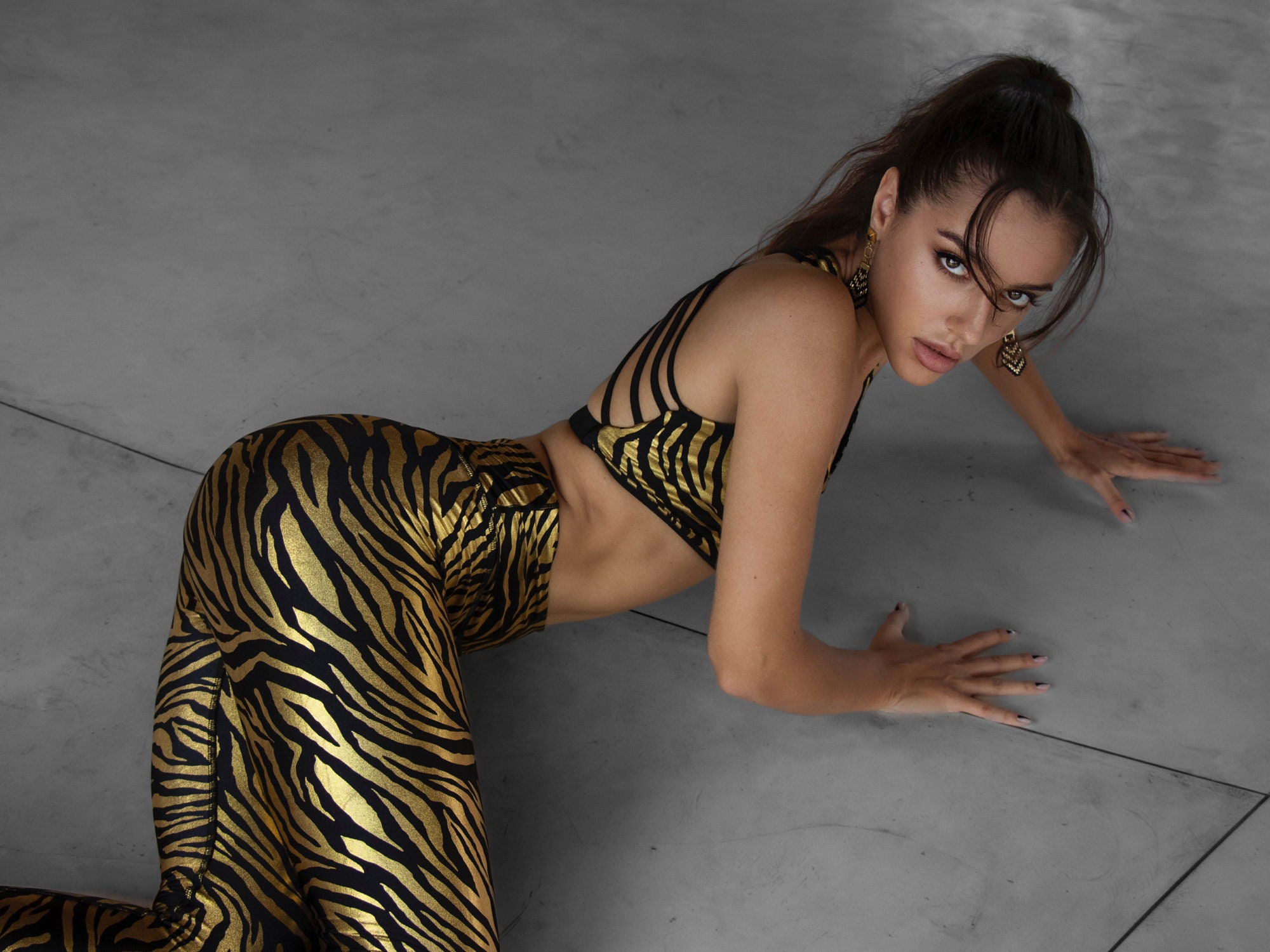 New look leopard leggings cheap