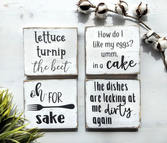 Funny Kitchen Signs