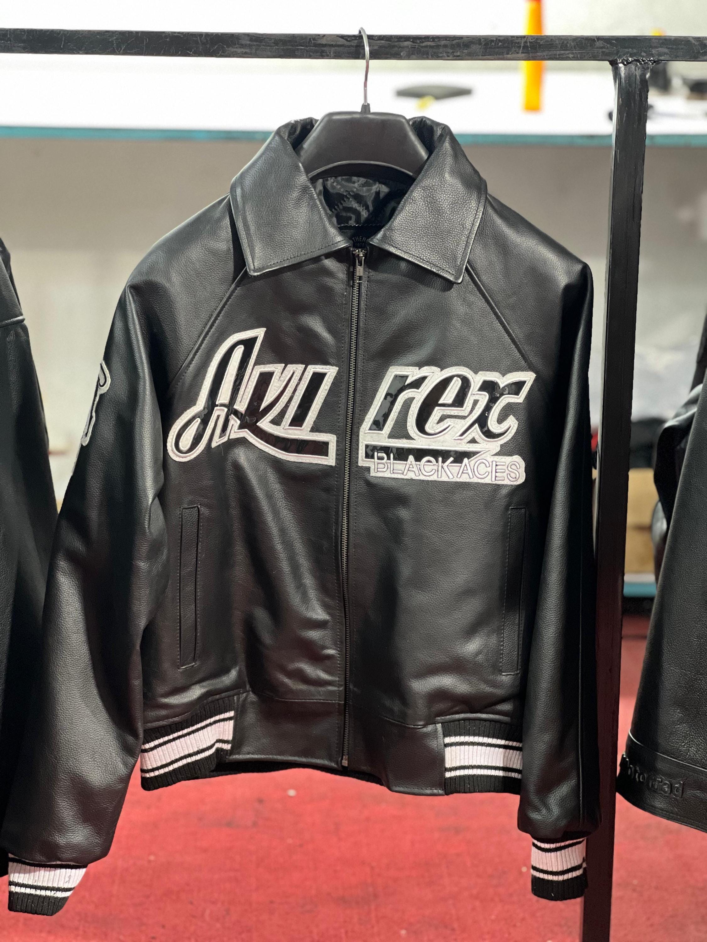 AVIREX BIKER JACKET - Etsy