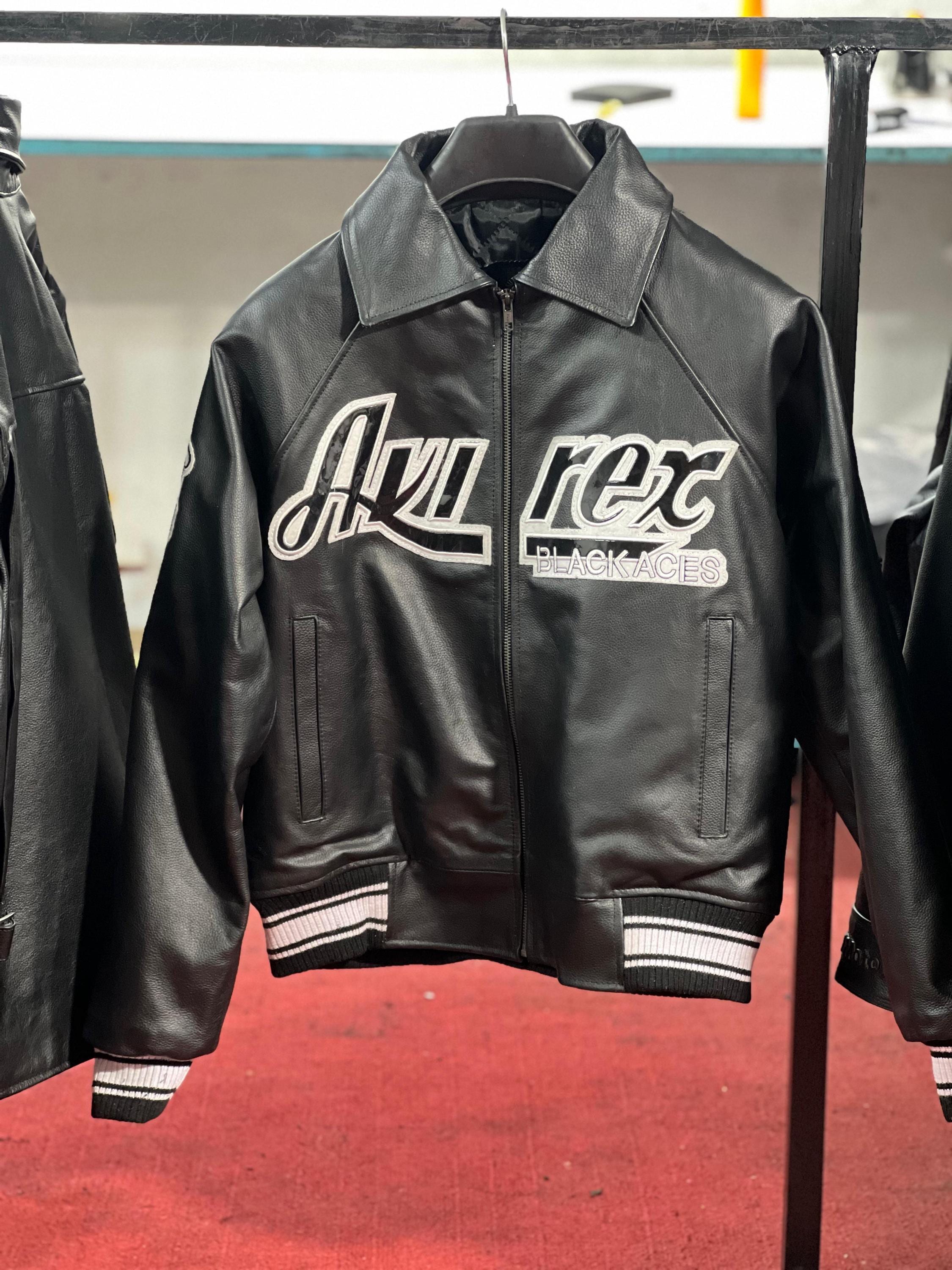 AVIREX BIKER JACKET - Etsy