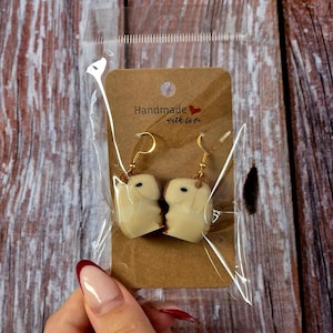 Sterling Silver Capybara Earrings: Adorable Animal Jewelry