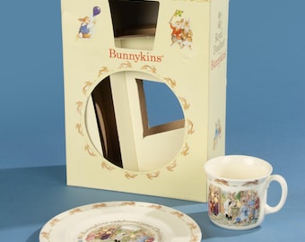 Servizio da tavola per bambini in 2 pezzi - Coniglietti - Royal Doulton