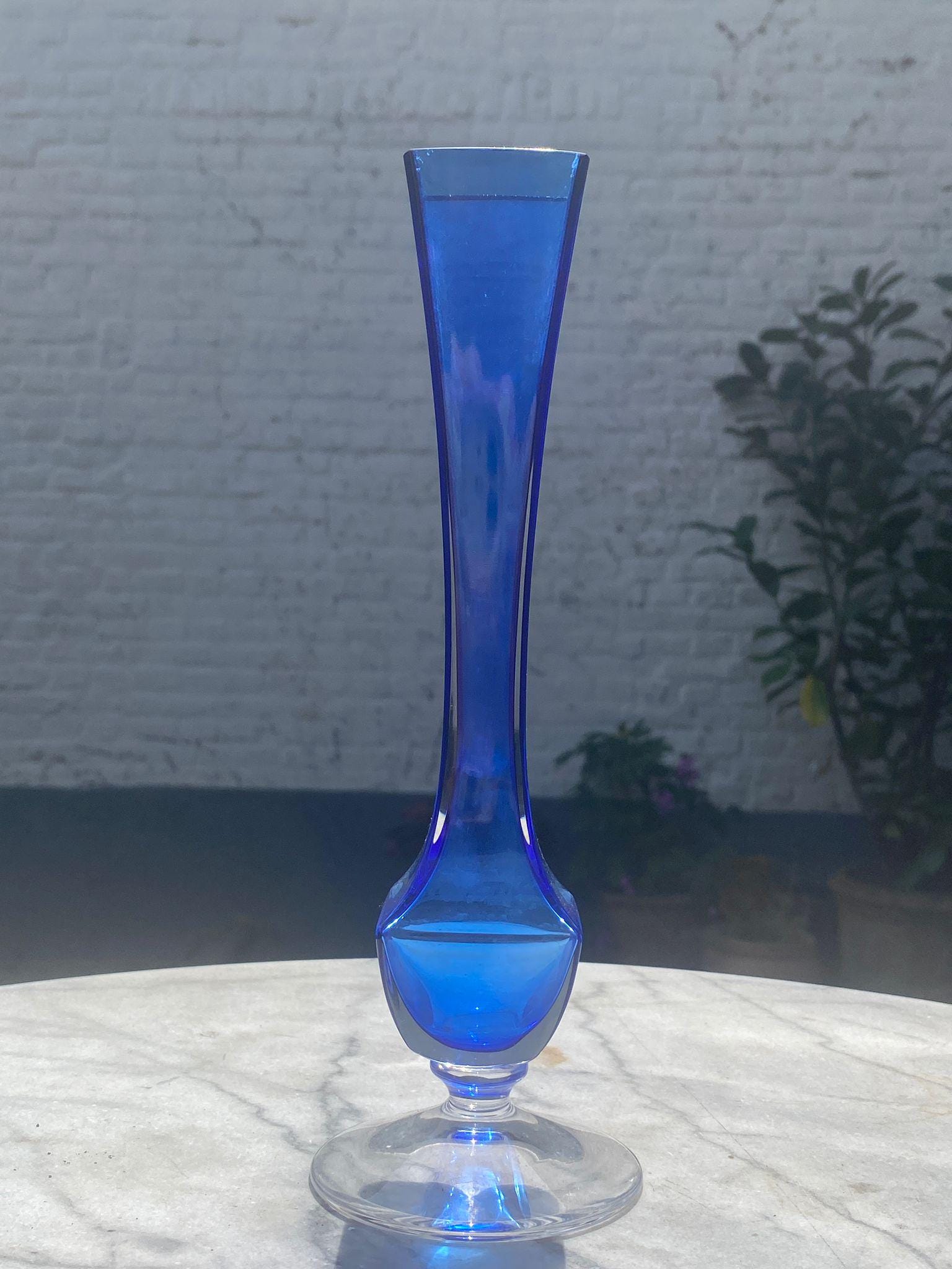 Val Saint Lambert Blue - Etsy