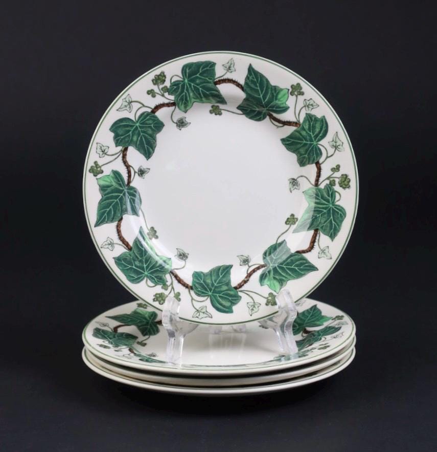 Wedgwood Napoleon Ivy Dinner Plate - Etsy