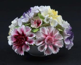 Vintage Handmade Porcelain Flower Arrangement - Aristocrat Fine Bone China