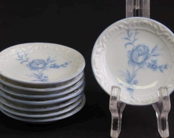 Set di 8 ciotoline per bonbon Mitterteich Bavaria - Rose Blu