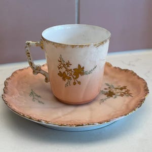 Antique Coffee Cup - Limoges - Porcelain