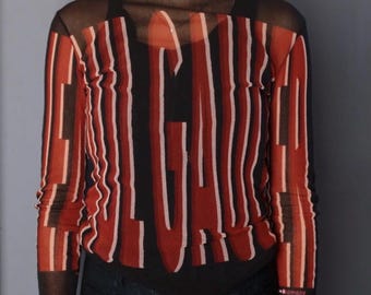 Rare Vintage Jean Paul Gaultier Femme Mesh Top – 90s – Sheer