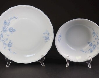 Set di 2 piatti da portata Mitterteich Bavaria - Rose Blu