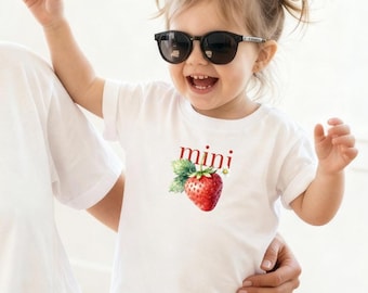 Strawberry Mommy and Me Outfits | Mom and Daughter Set