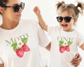 Mommy and Me Outfits | Matching Tee | Strawberry Shortcake