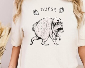 Jimothy Nurse Shirt | Funny Raccoon Nursing Tee | Nurse Gift