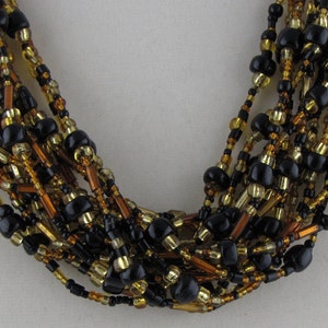 Black and Gold Necklace image 2