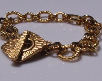 Gold Chainmaille Bracelet