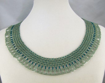 Bronze and Zircon Collar