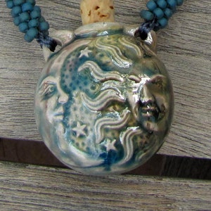 Sun Moon Vessel Kumihimo Necklace image 3