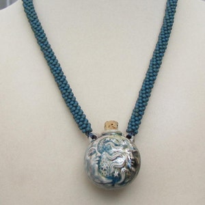 Sun Moon Vessel Kumihimo Necklace image 1