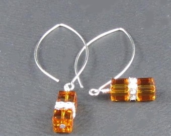 Topaz Crystal Earrings