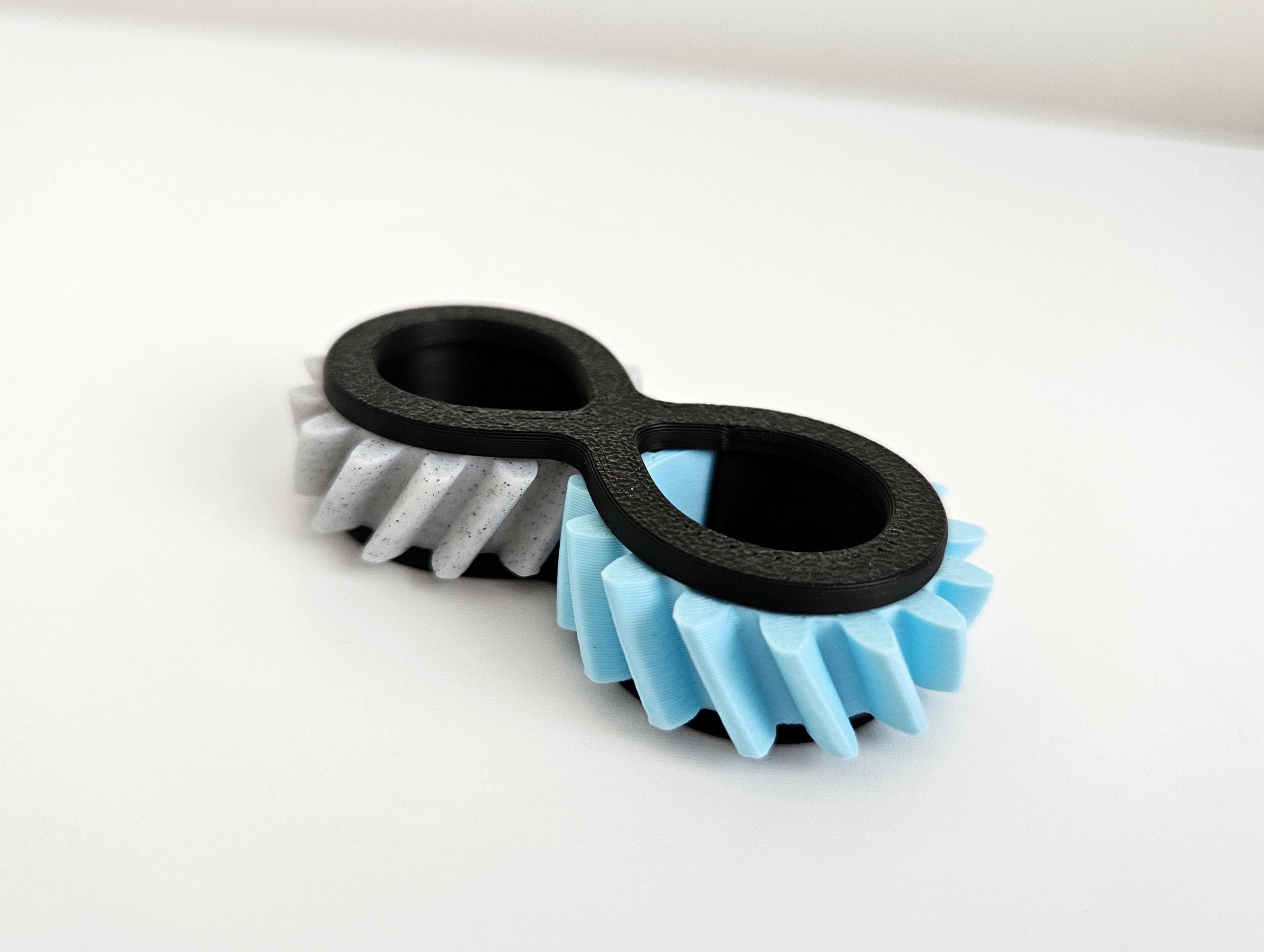 Infinity ∞ Fidget Gear Wheels – Mechanical Desk Toy With Infinity Base ...