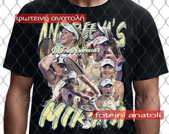 Mirra Andreeva Shirt Unique Gift for Mom Dad Him Her | Tennis DTG Print Graphic Tee | Handmade Unisex Cotton T-Shirt | Trendy Clothing Today