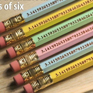The Pi Pencil Pi Day Class Pack 30 or More Pencils Pi Pencils image 1
