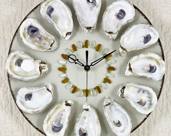 Oyster Plate Wall Clock - Wedgwood Cream