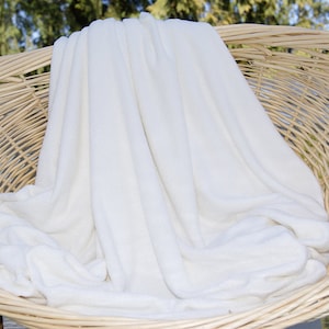 BAMBOO Double Loop Terry Fabric, Certified Organic, by the yard