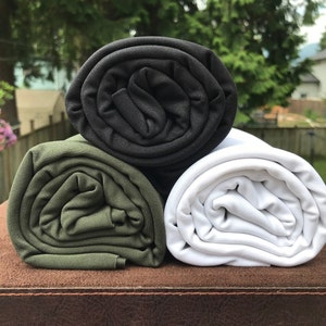 Heavy Weight Stretch Poly Interlock ChitoSante 300 GSM Fabric for Leggings and Athletic Wear and Masks