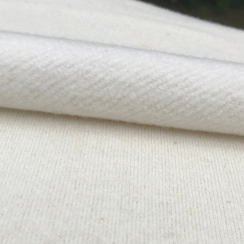 Hemp Organic Cotton Fleece Fabric Natural or Black Etsy Canada