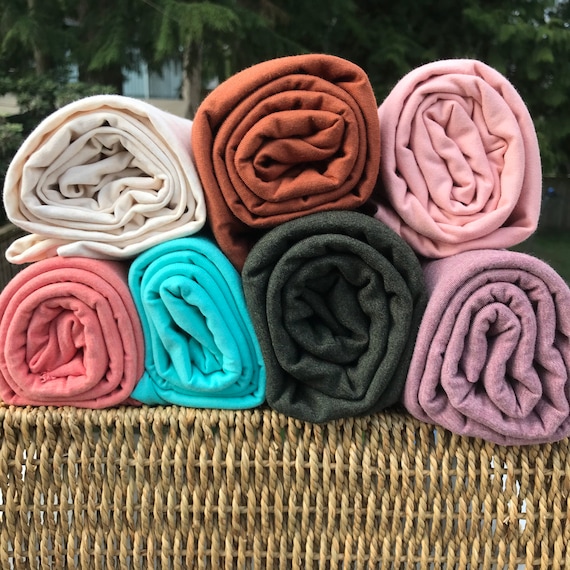 Organic Cotton Stretch Jersey 200gsm - Desert Rose Organic Cotton Stretch Jersey 200gsm - Desert Rose
