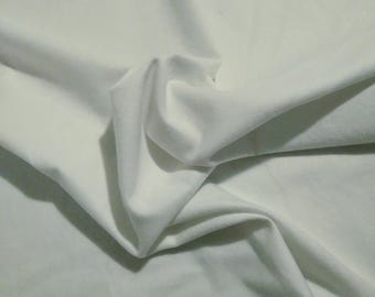 Organic Cotton Flannel Fabric, Natural/Ecru, by the yard