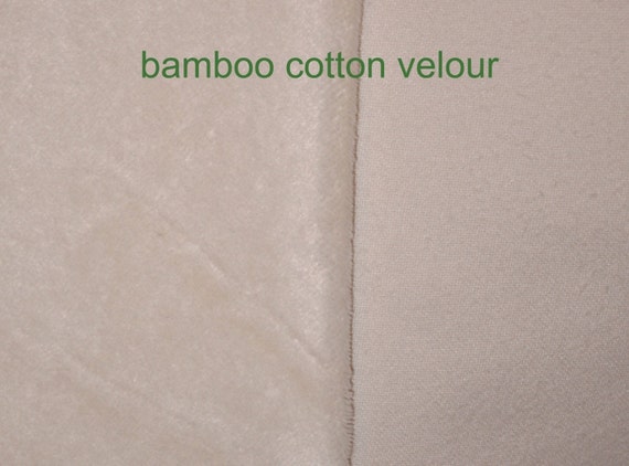 Heavy Bamboo Cotton Velour Fabric - HOBV