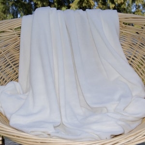 Bamboo Cotton  Baby Loop Terry Fabric , Certified Organic,  8 yards