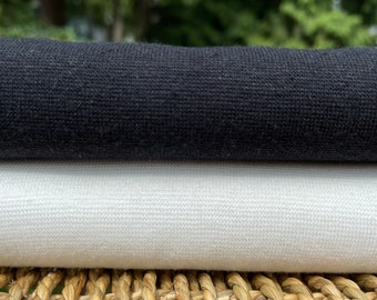 Hemp Cotton Stretch Rib 1x1 Fabric