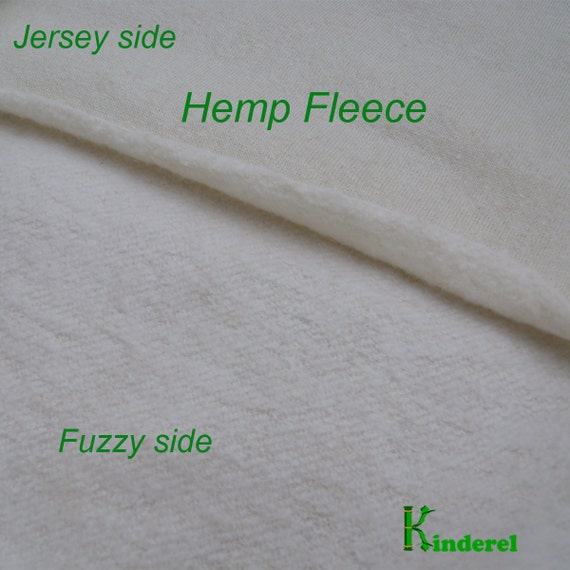 Bamboo Hemp Stretch Terry Fabric by Yard  Hemp Terry – Kinderel Organic  Fabrics
