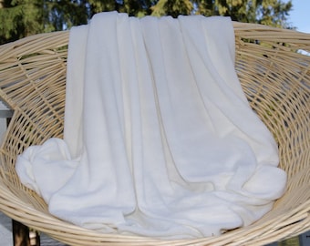 Tela de rizo de algodón y bambú para bebés, tela de rizo cortada a medida.