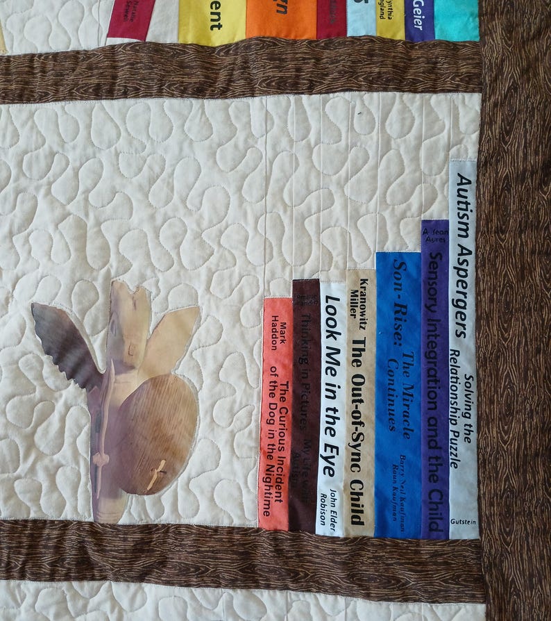 Bookshelf Handmade Custom Quilt Made for You - Etsy