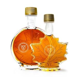 Jarabe de arce puro de Vermont en botellas especiales: un sabor del noreste