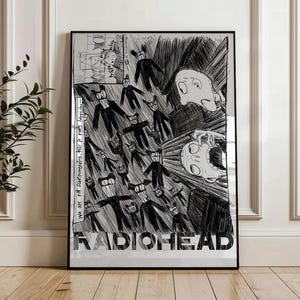 アートポスター レディオヘッド ドイツツアーポスター アートポスター レディオヘッド ドイツツアーポスター Radiohead