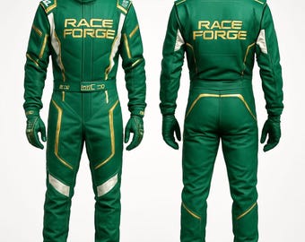 Mono de carreras de karting F1 personalizado (VERANO E INVIERNO) Nivel 2 CIK con opción de añadir nombres, logotipos, banderas y etiquetas. Envío gratuito.